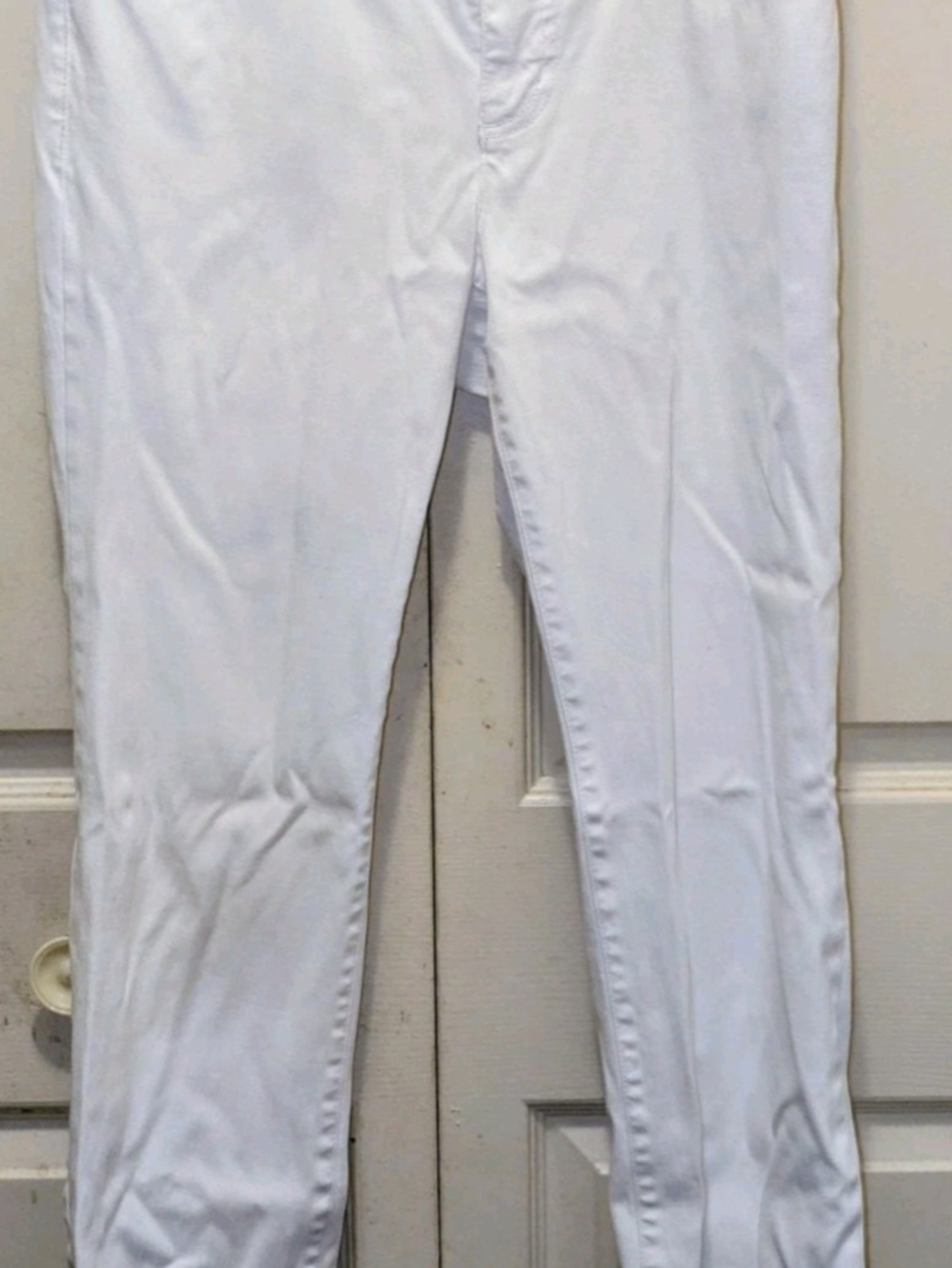 Lauren Ralph Lauren White Straight Leg Jeans Classic Stretch Denim Sz 4